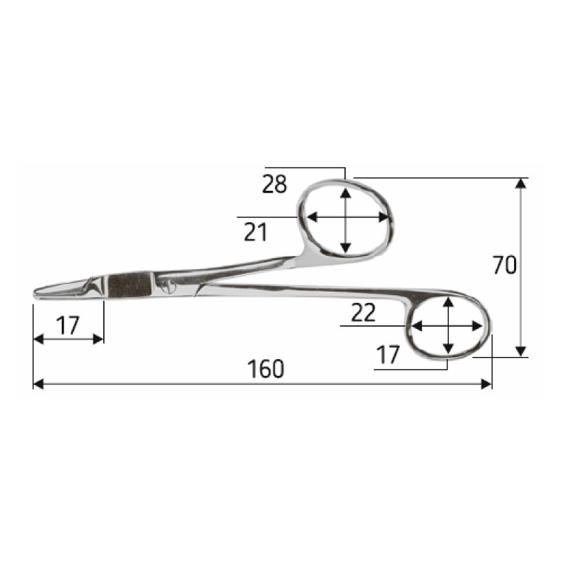 Голкотримач Gillies, 16 см, N1738, Nova Instruments